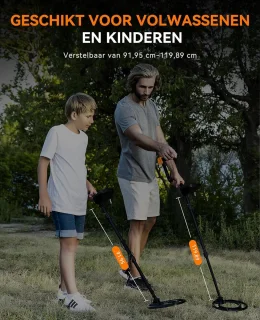 Metaaldetector Verstelbaar met LCD Scherm - Professioneel Model
