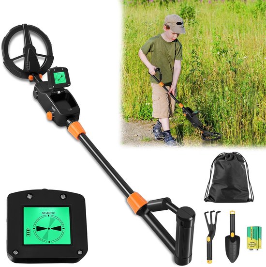 Verstelbare metaaldetector voor kinderen en volwassenen — ontdekkingsplezier voor het hele gezin