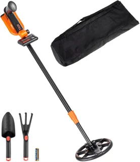 Metaaldetector voor kinderen 6 inch met LCD-scherm en instelbare schacht
