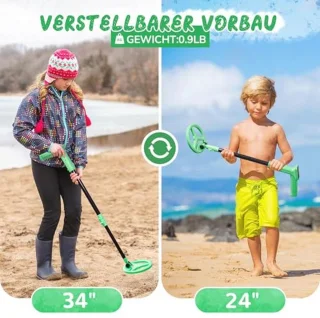 Metaaldetector voor kinderen - Groen
