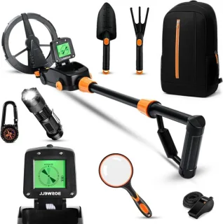 Metaaldetector voor kinderen, IP68 waterdicht, zwart