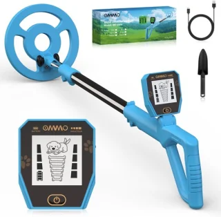 Metaaldetector voor kinderen, oplaadbaar, blauw