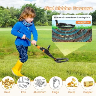 Metaaldetector voor kinderen, oranje