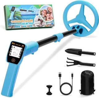 Metaaldetector voor kinderen - schatzoeker speelgoed - blauw