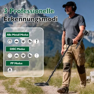 Metaaldetector voor volwassenen en pinpointer voor kinderen