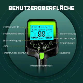 Metaaldetector voor volwassenen en pinpointer voor kinderen