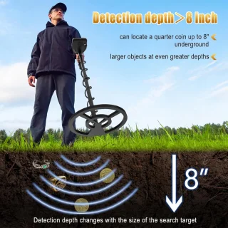 Metaaldetector voor volwassenen oranje