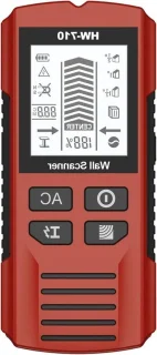Metaaldetector wand- en draadscanner, rood