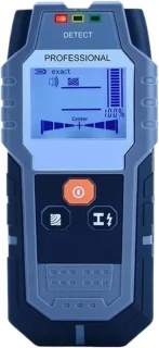 Metaaldetector wandscanner 120 mm zwart