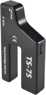 Metaaldetector wandscanner - 28.5 x 23.2 x 2.8 cm - zwart