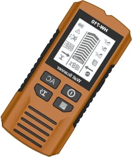 Metaaldetector wandscanner geel