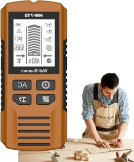 Metaaldetector wandscanner geel