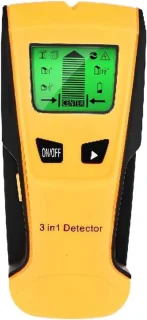 Metaaldetector Wandscanner Muurdetector Draadzoeker, Geel