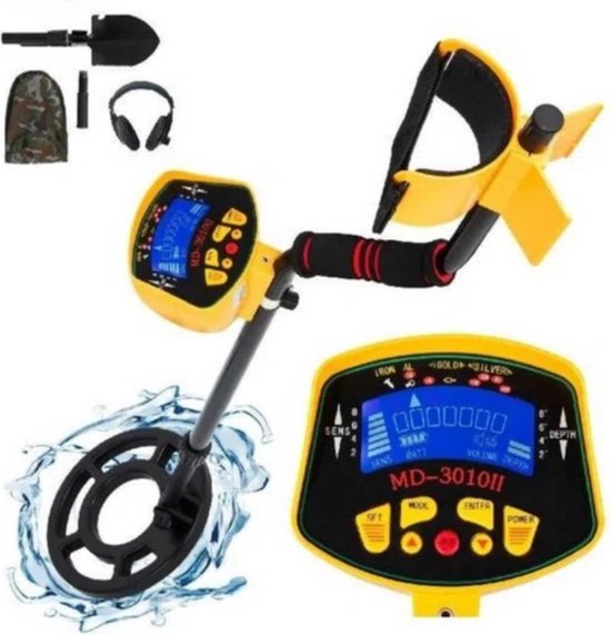 Metaaldetector Waterdicht + Schep en Hoofdtelefoon review