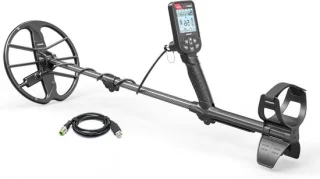 Metaaldetector waterdicht, zwart