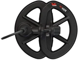 Metaaldetector zoekspoel 6 inch zwart