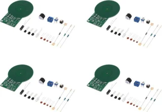 Metaaldetector zoemer sensor module 4 stuks blauw