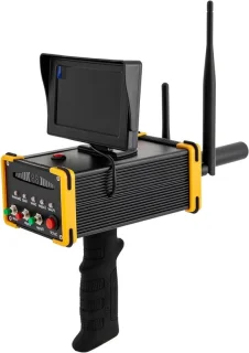 Metaaldetector zwart