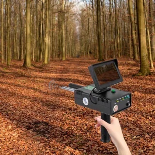 Metaaldetector Zwart Modern