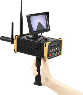 Metaaldetector zwart