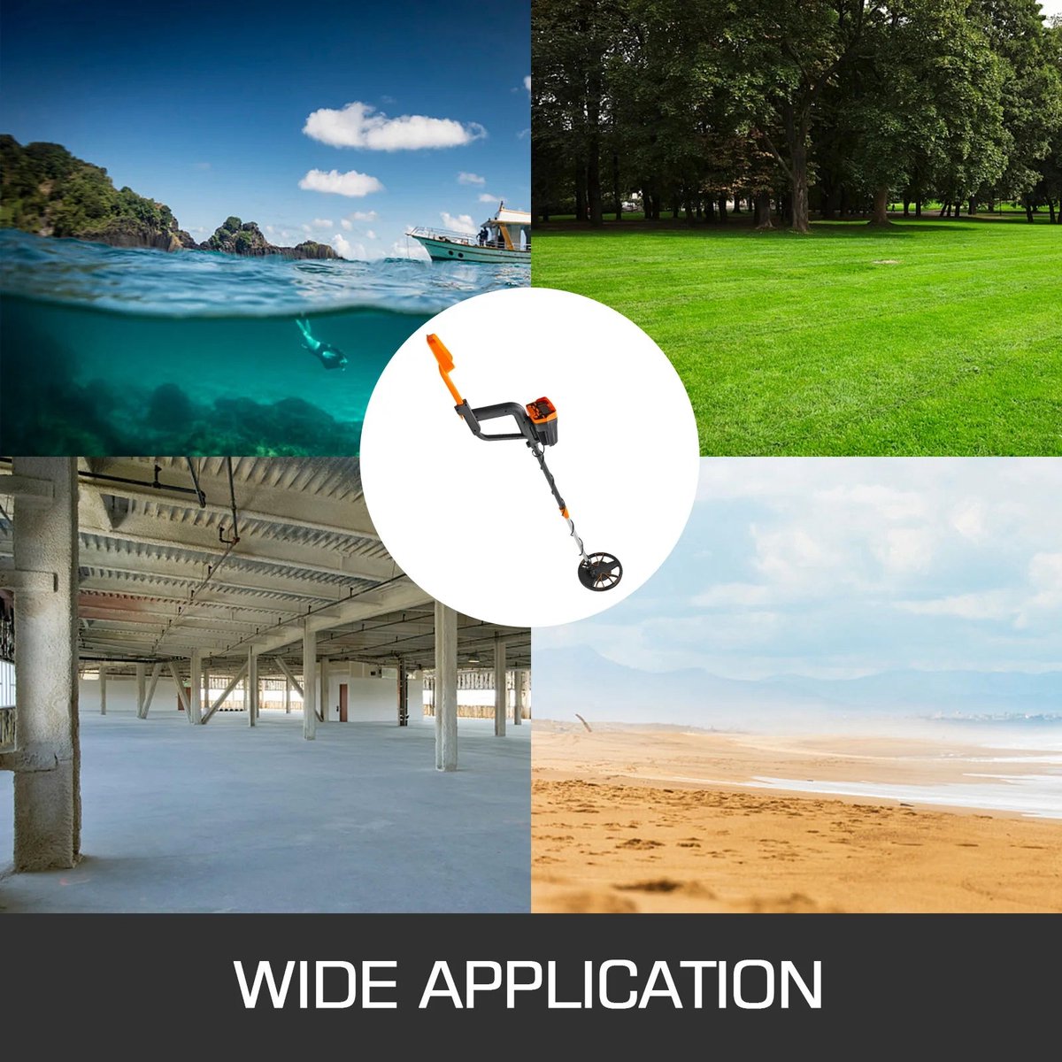 Wat vinden we goed aan de Metaaldetector Zwart-Oranje voor Professionals