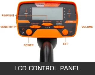 Metaaldetector Zwart-Oranje voor Professionals