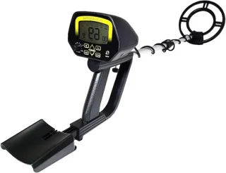 Metaaldetector zwart zilver