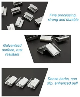 Metalen gekartelde zegels voor 16 mm PET-riem