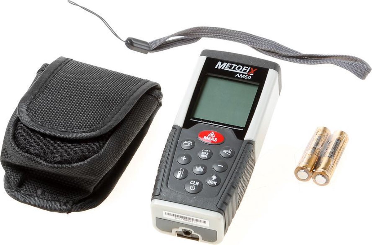 De Metofix AM60 Digitale Afstandmeter 60m in één oogopslag