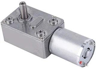 Microtype Wormwielreductormotor 24V DC