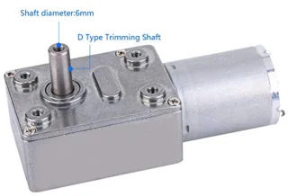 Microtype Wormwielreductormotor 24V DC