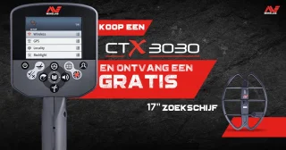 Minelab CTX 3030 metalldetector set complete