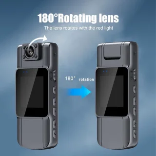 Mini-lichaamscamera 4K Body Cam 150° WiFi Nachtzicht