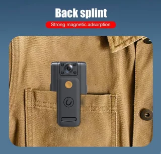 Mini-lichaamscamera 4K Body Cam 150° WiFi Nachtzicht