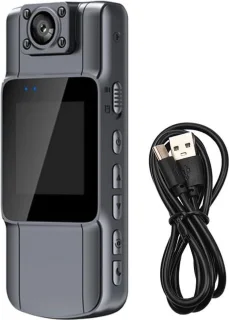 Mini-lichaamscamera 4K Body Cam 150° WiFi Nachtzicht