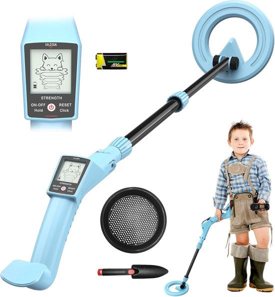 Mini MT9 Metaaldetector Blauw voor Kinderen