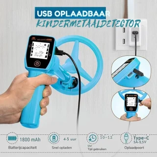 MMP® Metaaldetector voor kinderen - Blauw