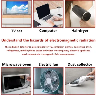 Mrs. Jones EMF-meetapparaat handheld - zwart
