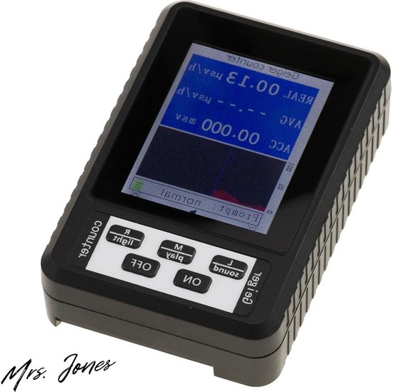 Mrs. Jones Geigerteller beta- en gammastralingsdetector review