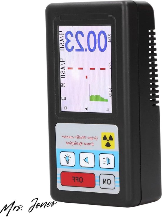 Mrs. Jones Nucleaire Stralingsdetector Geigerteller Dosimeter review