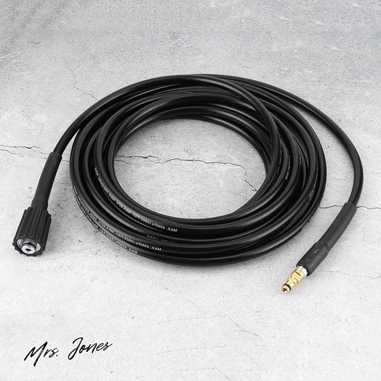 Mrs. Jones Rubberen Hogedruk Waterreinigingspijp 15m - Geschikt voor K2 K3 K4 K5 K58
