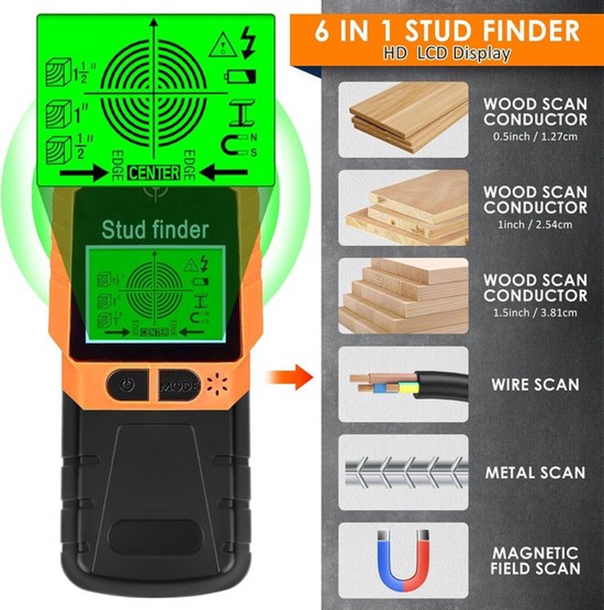 Wat vinden we goed aan de Multifunctionele Kabelzoeker 6-in-1 Metabo