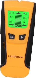 Muur detector metaal hout 15.5 cm oranje