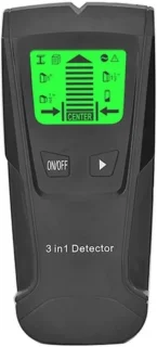 Muurdetector 3-in-1 Standa zwart geel