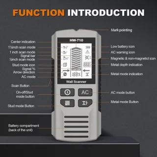 Muurscanner Handheld Detector