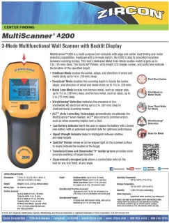 Muurscanner & Metaaldetector