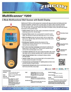 Muurscanner & Metaaldetector
