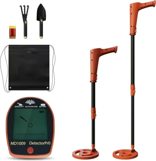 De NAIZY Kinder Metaaldetector Set Oranje in één oogopslag