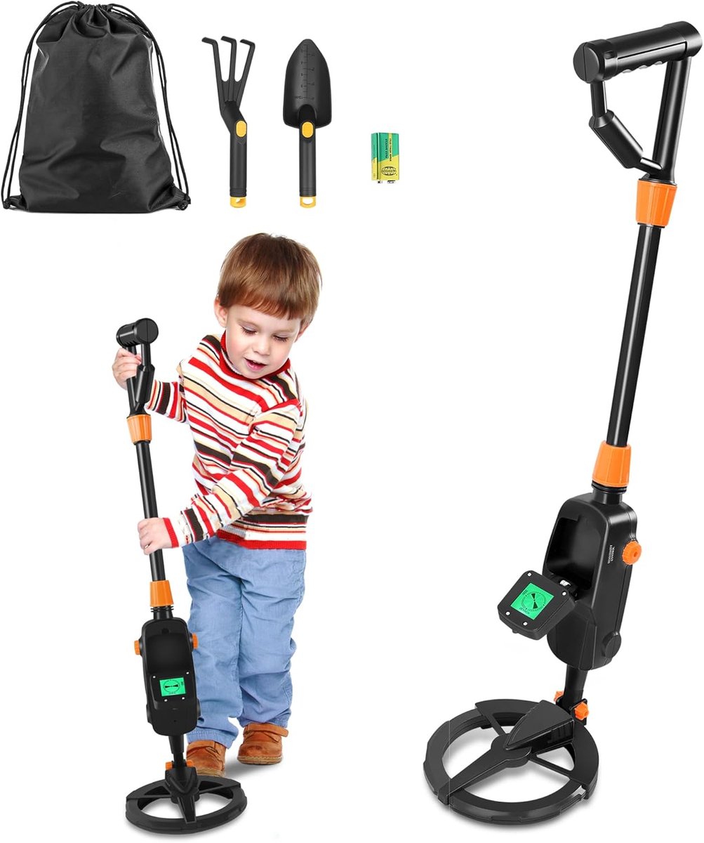 NAIZY Metaaldetector kinderset met schep en draagtas