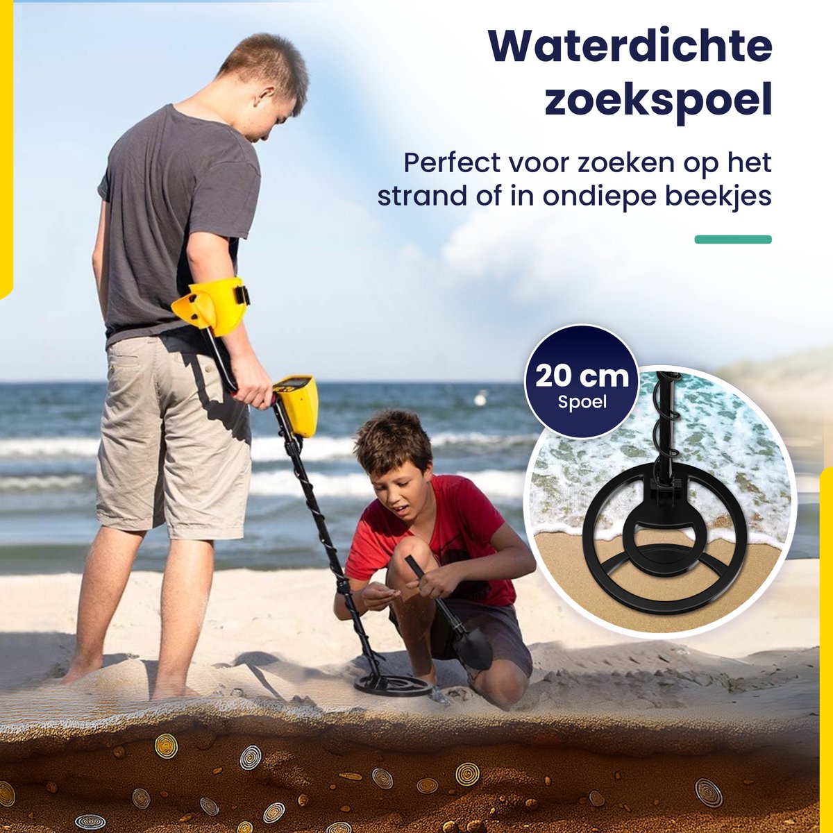 Wat vinden we goed aan de ODESSEY Falconer Metaaldetector met Pinpointer